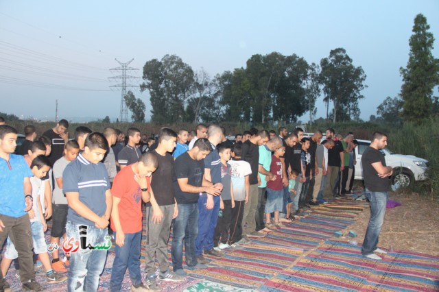 افطار جماعي لطلاب مجموعات قسم الطلاب الحركة الاسلامية – كفر قاسم في نهر العوجا  .